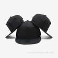 Black Snapback Cap aangepaste OEM Trucker -hoeden